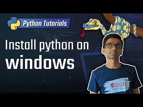 1. Install python on windows [Python 3 Programming Tutorials]