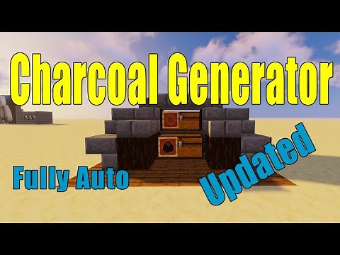 Minecraft Automatic Charcoal Generator | Coal Farm | Java & Bedrock 1.17+