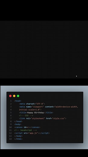 Coding Birthday Wishes: HTML, CSS, and JavaScript Ideas