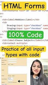 Every HTML Input Type & All HTML FORMS Explained Rapidly 🚀