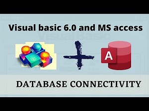 How to connect visual basic 6.0 with ms access database | Database connectivity | 2021