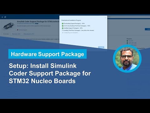 Install Simulink Coder Support Package for STM32 Nucleo Boards