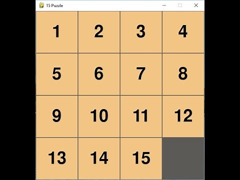 Solving the 15 Puzzle in Python with IDA*