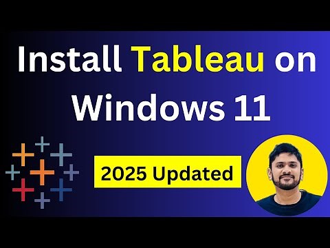 How to install Tableau on Windows 11 | Updated 2025 | Amit Thinks