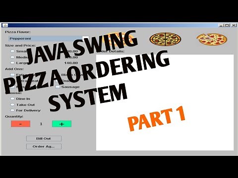 Part 1 - How to create a Pizza Ordering System in eclipse