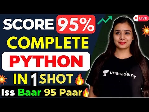 Complete Python in One Shot 🔥String , List , Tuple & Dictionary 😨 Class 12 Computer Science