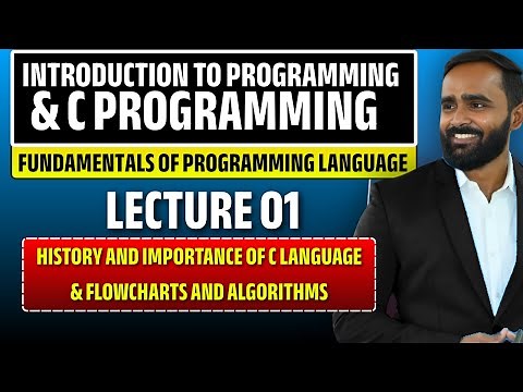 Introduction to Programming and C | Fundamentals of Programming Language | Lecture 01 | Pradeep Sir