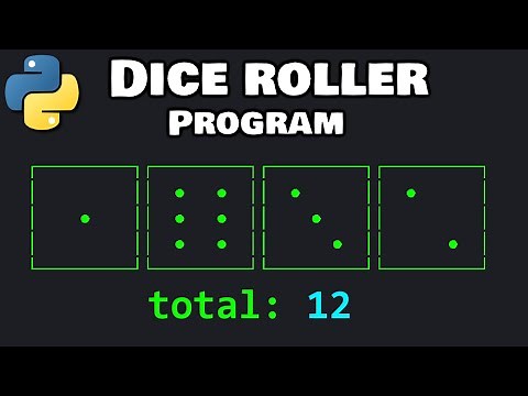 Code a dice roller program in 10 minutes! 🎲