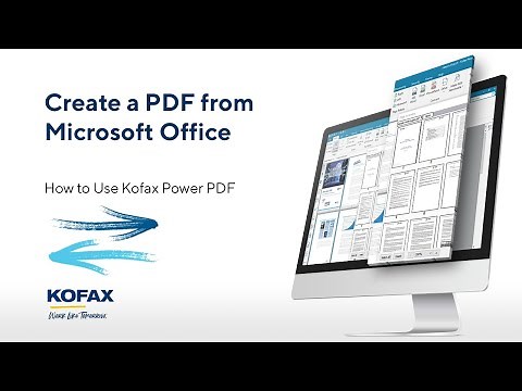 How to Create a PDF from Microsoft Office with Power PDF