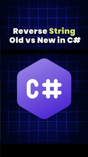 Old vs New String Reverse | C# Quick Demo 🚀