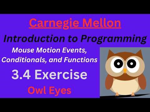CM Intro to Programming Unit 3 Lesson 4 Exercise: Owl Eyes