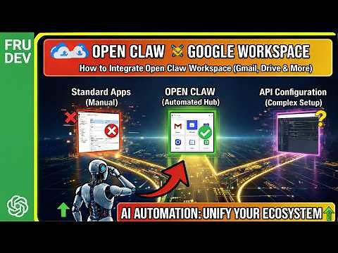 OpenClaw + Google Workspace Integration Tutorial (Gmail, Calendar, Drive Automation) with Gog Skill
