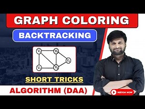 Graph coloring problem using backtracking in DAA| problem -3