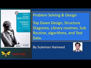 Problem Solving and design |Top Down Design |Structure Diagram |Library Routine |‪@ExpertBee‬