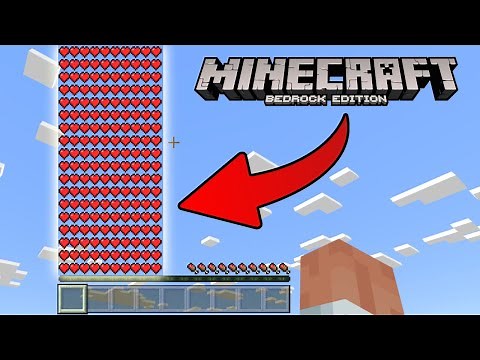 How to Get Infinite Hearts In Minecraft Bedrock | Bedrock Command Block Tutorial