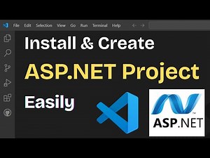 Install & Create ASP.NET Project using Visual Studio Code for Beginners