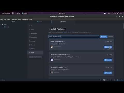 HOW TO RUN PYTHON CODE IN ATOM WITH INPUT 🐍