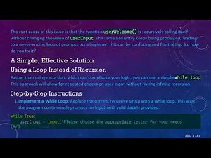 Solving the Input Loop Issue in Your Python Random String Generator
