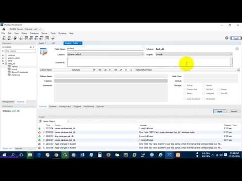 How to Create and Delete Database using MySQL Workbench