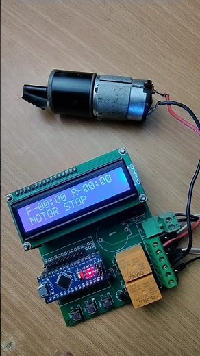 Programmable Motor Timer Arduino Project #diy #arduinoproject #automation #jlcpcb