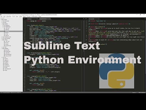 Python Tutorial: Setting up a Python Development Environment in Sublime Text 3