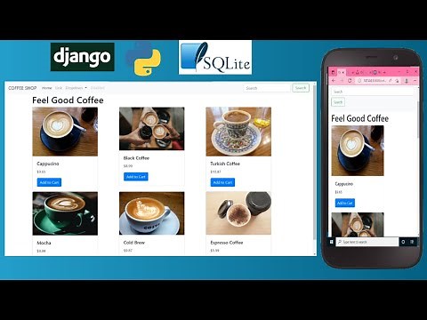 Building a Python website for Beginners using Django Framework | Coffee Shop Django web App