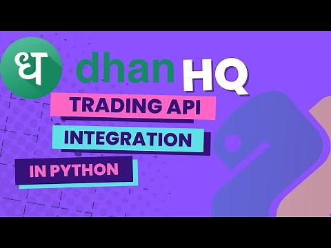 DhanHQ Trading API Integration In Python