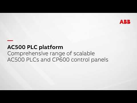 ABB AC500 PLC platform