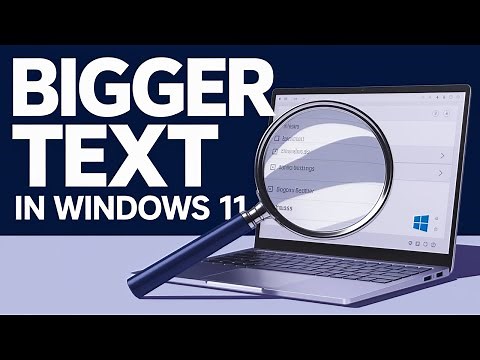 ✅ How To Increase Text Size(Font) in Windows 11 (Quick & Easy!)