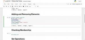 Simple Python Set tricks which will make Sets easy | Python Coding