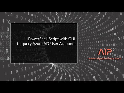 PowerShell script with GUI to Query Azure Accounts | User Groups, Applications, Licenses
