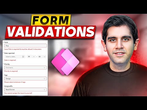 Custom Validations in Power Apps Modern Forms | Tutorial