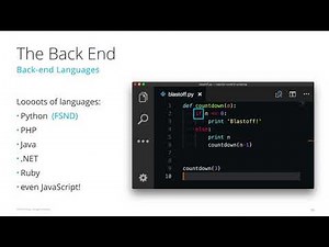 Web Development Languages - Back-End Languages
