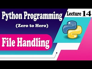 [Python 14]: File Handling in Python [Read, Write, Access Modes, seek(), and More!]