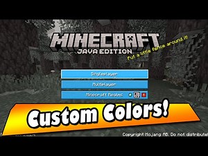 Secret Trick to Create Custom Color Buttons in Minecraft Java 1.21