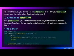 How to Make Your HTML/JS Canvas Update in Real-Time with Loops