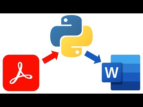Converting PDFs to Word Documents with Python!
