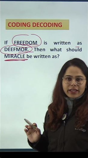 UPSC CSAT 2025 Reasoning Coding Decoding|EduTap CSAT Reasoning |Coding & Decoding for CSAT Reasoning