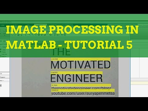 Image Processing in MATLAB Tutorial 5: OCR Basics