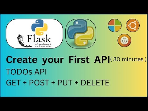 How to Create a REST API in Python (Step-by-Step Flask Tutorial) | Todos API
