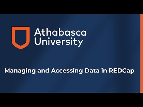 Managing and Accessing Data in REDCap