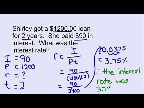 Simple Interest Tutorial