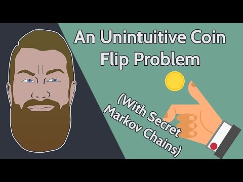 An Unintuitive Coin Flip Problem (With Secret Markov Chains)