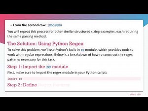 Extracting Data with Regex in Python: A Complete Guide to Parsing Strings