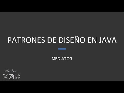 ¿Qué es el patrón Mediator en Java?