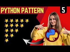 Python Pattern Programs | Right Triangle Shape Printing Tutorial