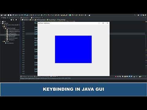 Java GUI Tutorial #33 - Adding KeyBinding In Java GUI