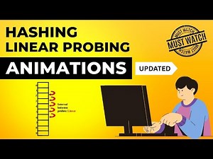 Linear Probing in Hashing Animations | Data Structure | Visual How