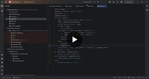 #python #pycharm #gamedevelopment #coding | Yasra Sakina