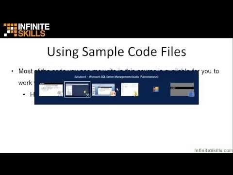 Microsoft SQL Server Exam 70-461 Tutorial | Using Sample Code Files